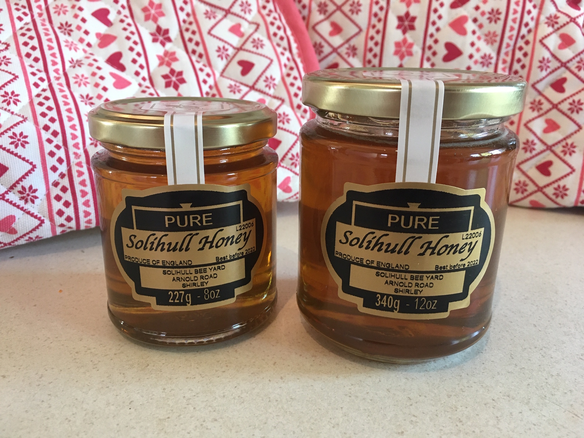 picture of honey jars